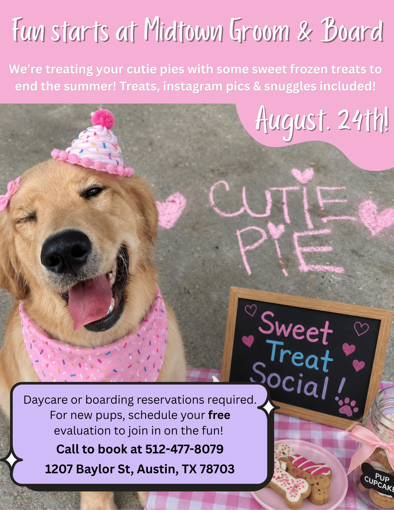 Sweet Treat event flyer